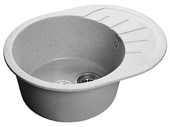 Granfest Мойка кухонная Rondo GF-R580L Серый – фотография-1